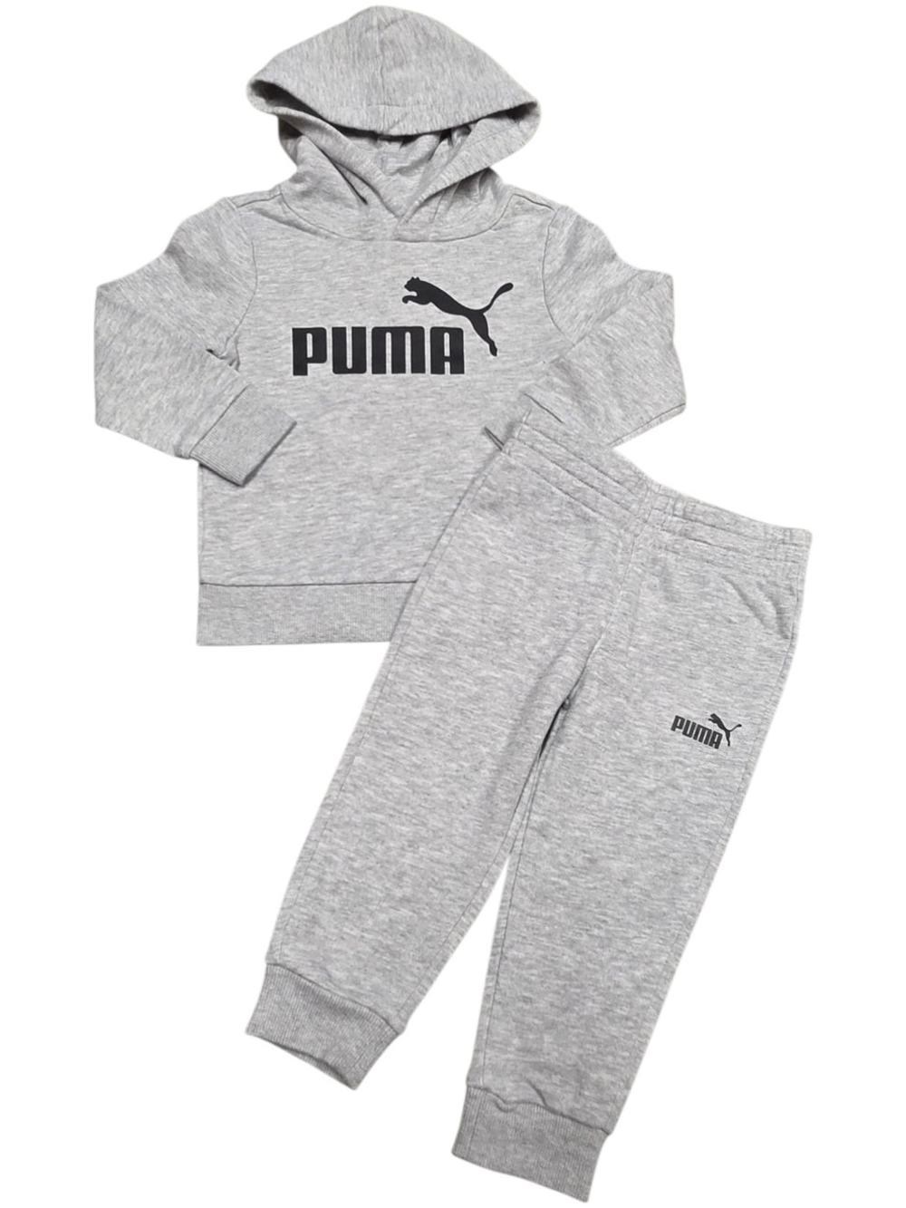 2T Puma Kids Heather Gray Hooded Outfit